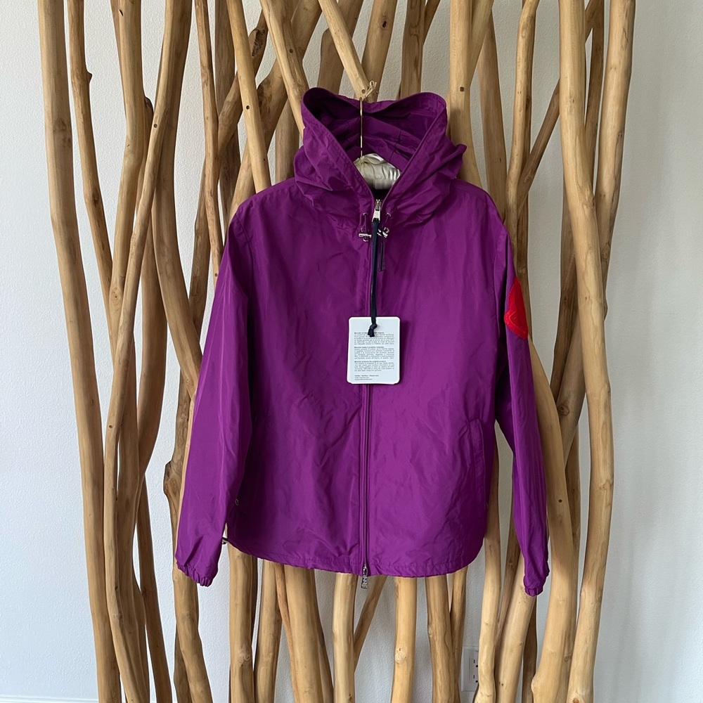 MONTCLER Alexandrite purple hooded windbreaker - Picture 5 of 16